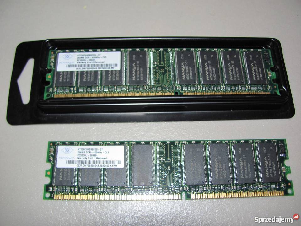 Kości pamięci RAM DDR 256MB 400MHz CL 3 400MHz Zamość