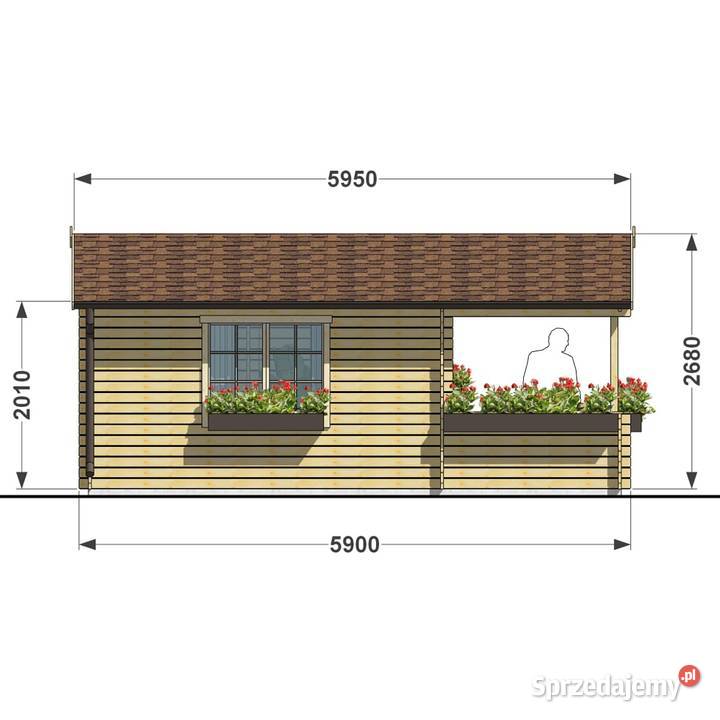 domek ogrodowy Boro 46 Dziekanów Polski