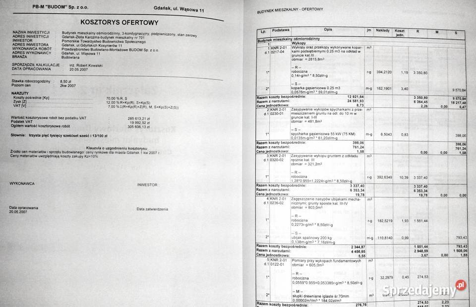 Kosztorysowanie i normowanie w budownictwie Z Chełm