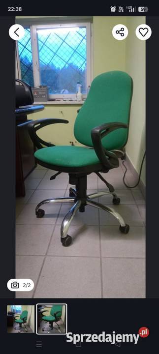 Krzesło biurowe widoczne na zdjęciu sprzedam podkarpackie Sonina sprzedam