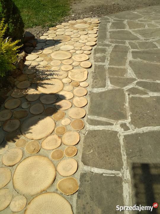 Bruk drewniany kosta drewniana pieńki plastry do Izdebnik