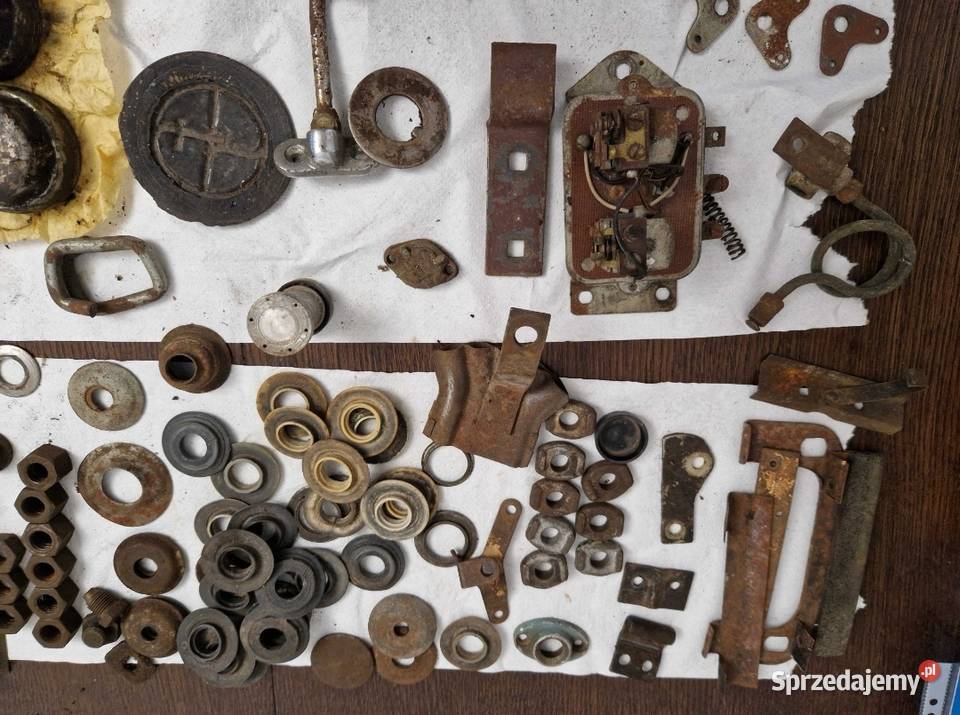 Części podkładki FSO Warszawa włączniki rygle osobowe