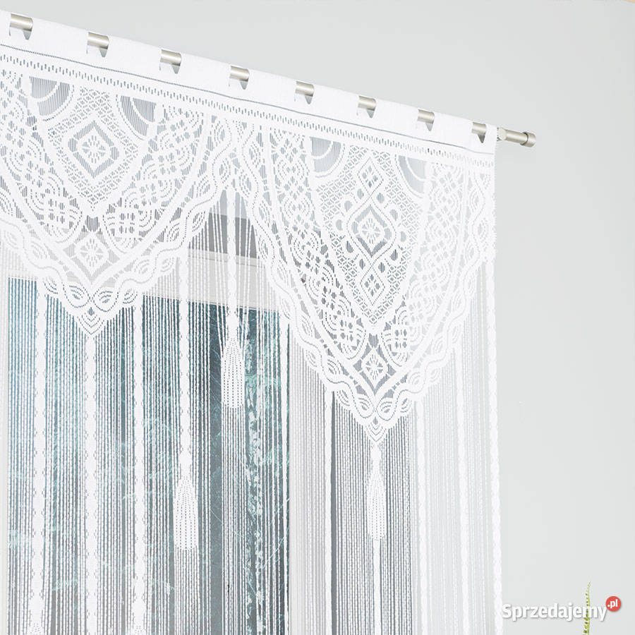 Firany Makrama zazdrostka komplet firan do biały Katowice