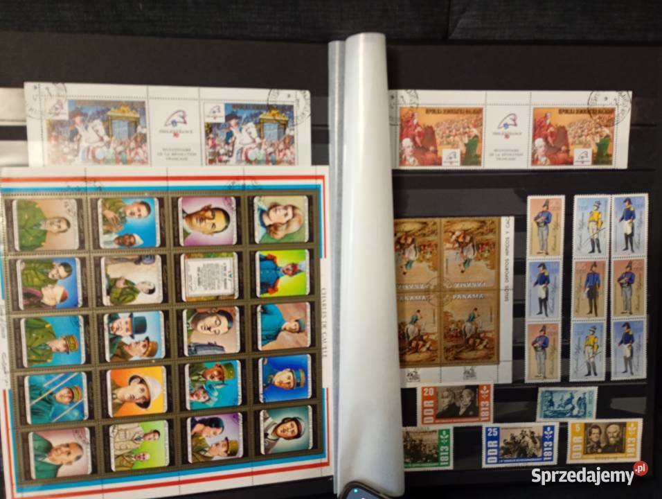 Album klaser ze starymi znaczkami pocztowymi Łowicz sprzedam