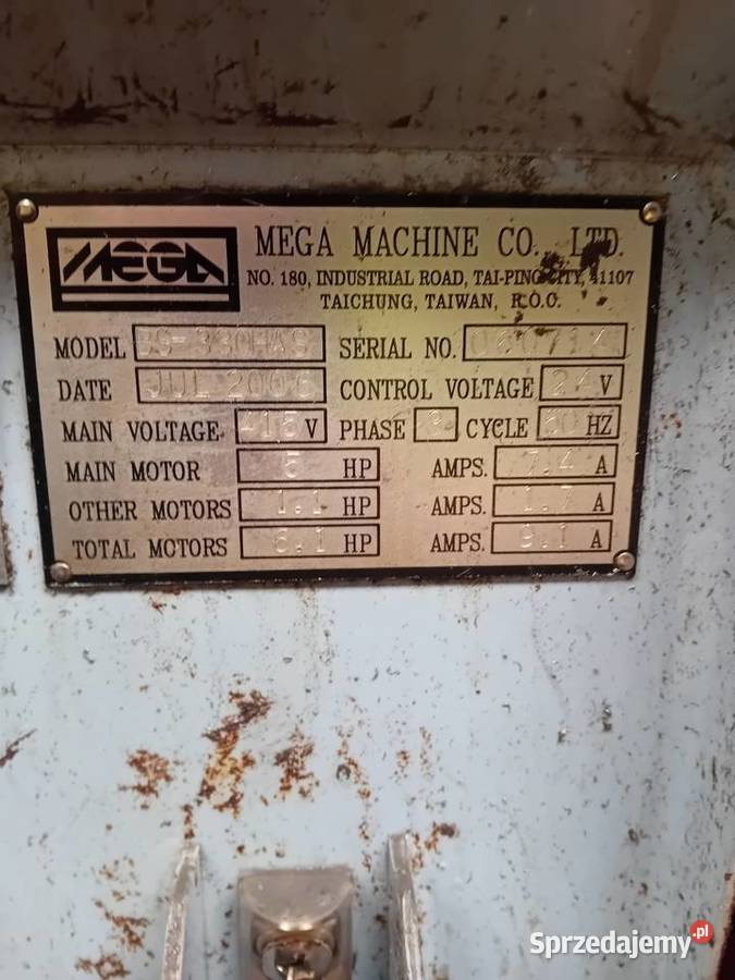 Przecinarka automatyczna Mega bo 330has Malbork sprzedam