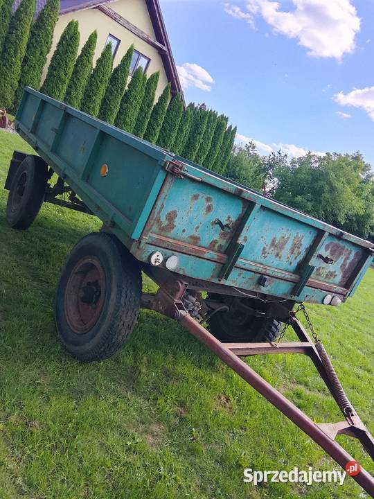 Przyczepa rolnicza d46 sztywna nieuszkodzony kujawsko-pomorskie Brodnica
