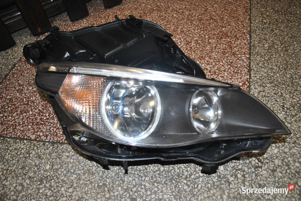 Lampy przód przednie BMW E60 E61 PRZEDLIFT Poręba