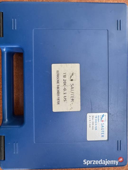 Grubościomierz ultradźwiękowy Sauter TB 20001US podkarpackie Wólka Podleśna