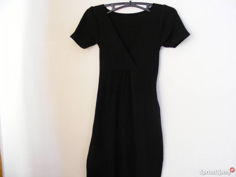 Sukienka włoska czarna bawełniana rozmiar 36 Oborniki Śląskie