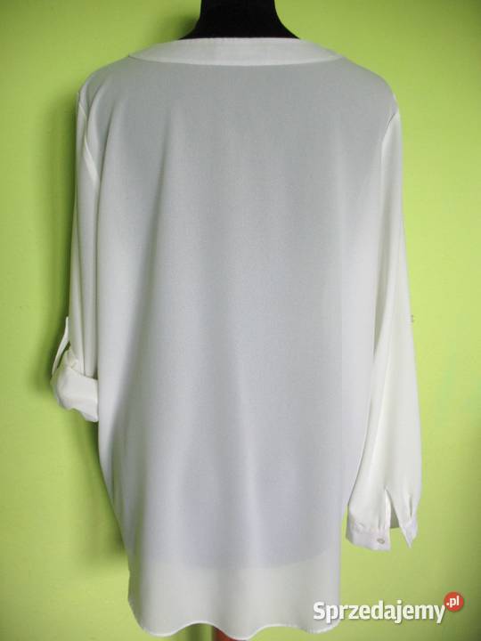 Bluzka oversize 46 3XL biust 118 asymetryczna Siedlce