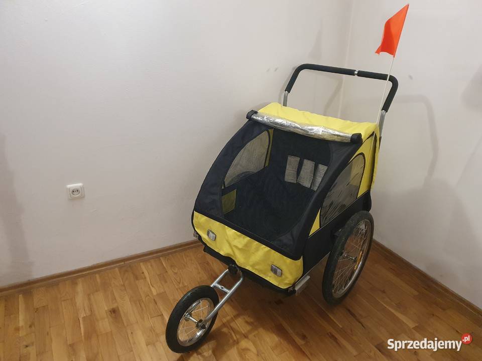 Przyczepka rowerowa dwuosobowa wózek Sportiko Piaseczno