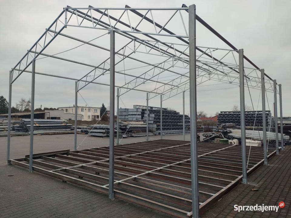Konstrukcja stalowa hali 8 x 24 słup 4 m KUP Kajew