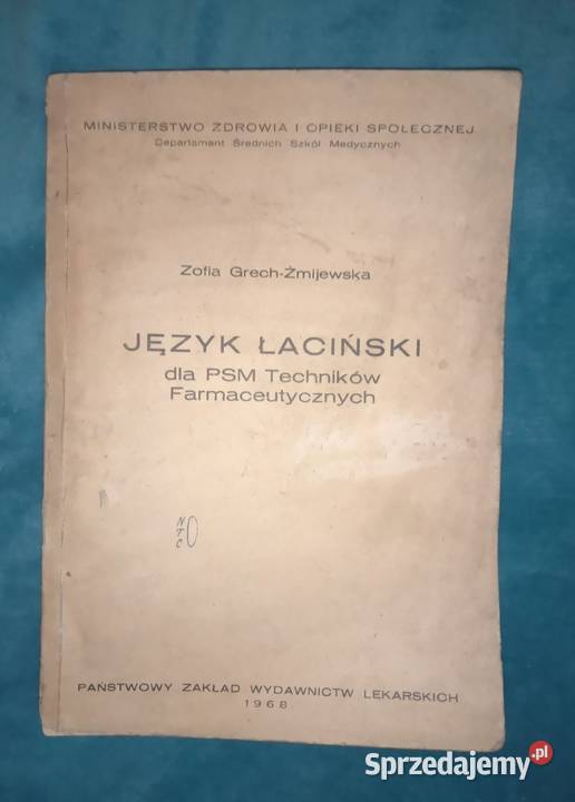 Sprzedam książkę Język Łaciński PSM techników małopolskie Bukowno