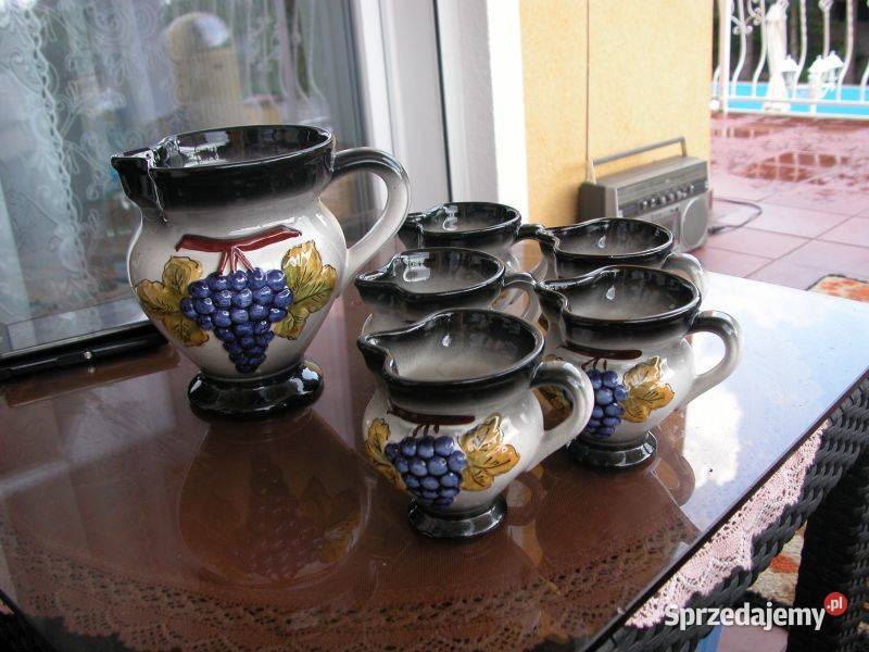 ceramiczne dzbanki 6 sztuk Gorzów Wielkopolski