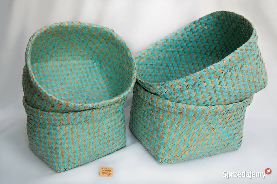 Koszyk pleciony słomiany do przechowywania Lublin