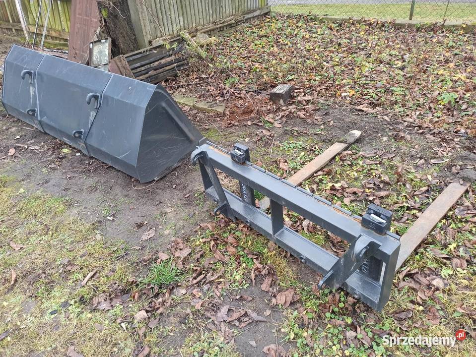 Łyżka zbożowa do ziemi Widły do palet paleciak Ładowacze czołowe śląskie Konin