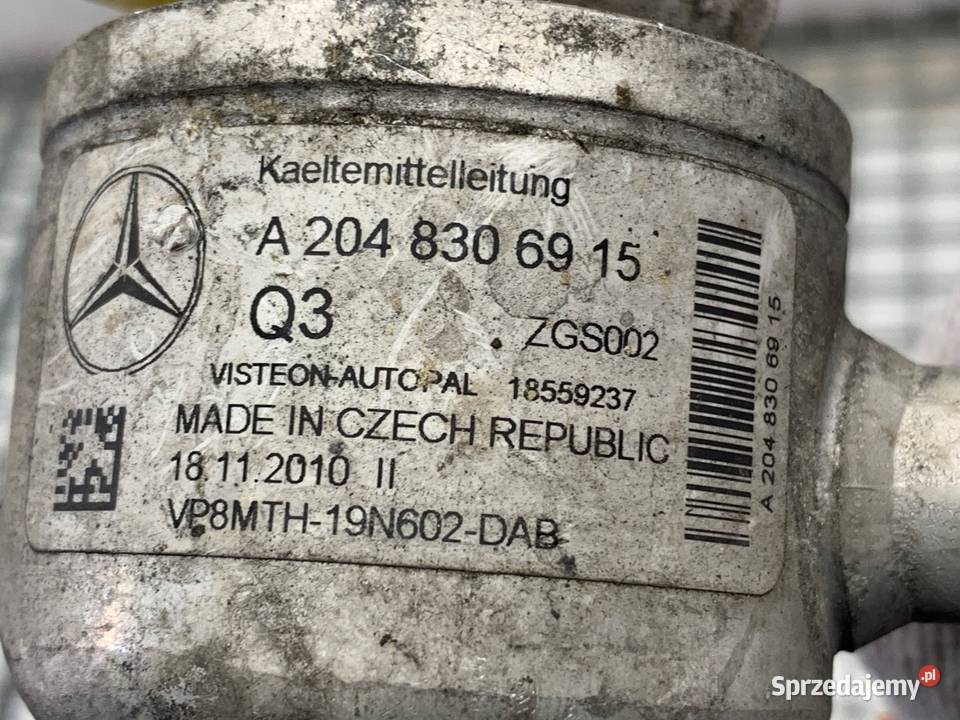 RURKA KLIMATYZACJI MERCEDES X204 A2048306915 21 Przewody klimatyzacji