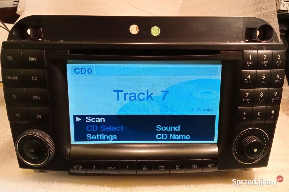 Radio Nawigacja Mercedes W220 S KLASA W215 CL wielkopolskie Konin sprzedam