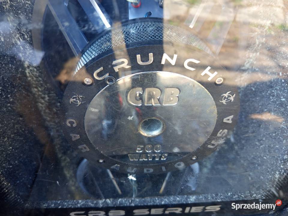 Subwoofer Crunch USA CRB 500 dwudrożne Lubsko