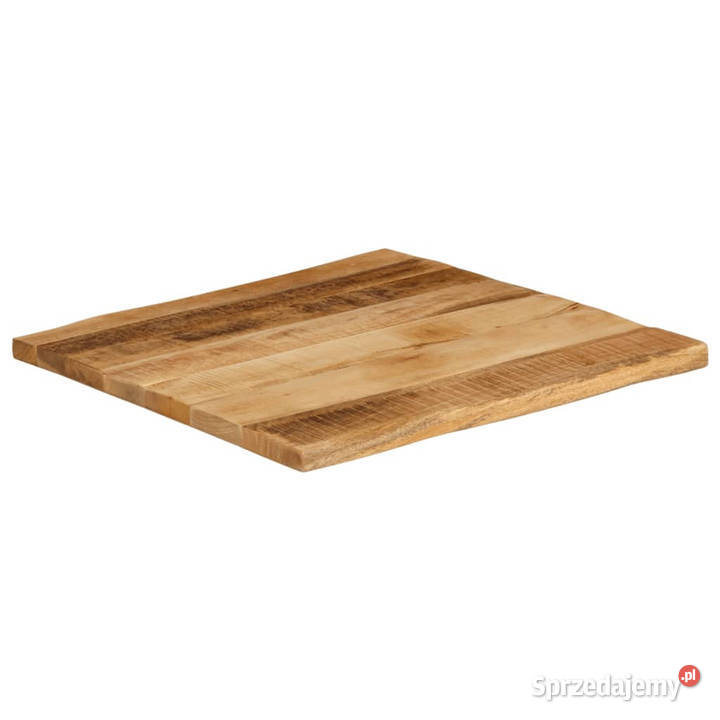 Blat stołu z naturalną krawędzią 80x80x38 drewno Akcesoria meblowe Warszawa
