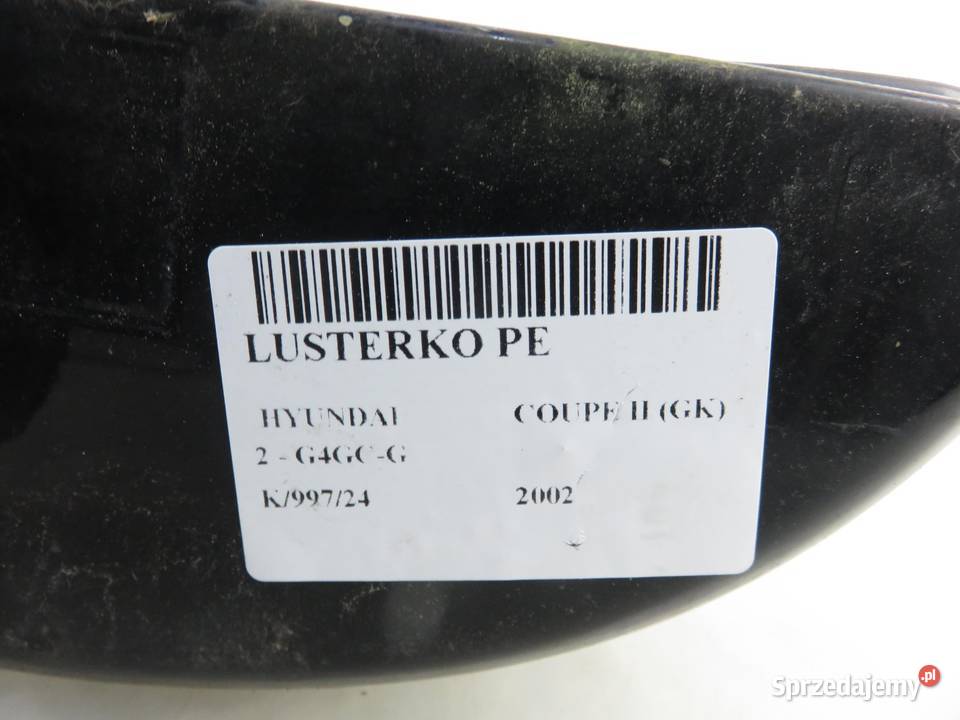 LUSTERKO PRAWE HYUNDAI COUPE II