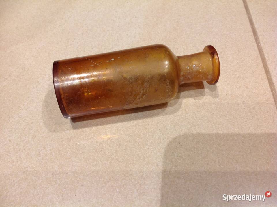 Mała Buteleczka Apteczna Szklana Niemiecka STARA Nowa Sól