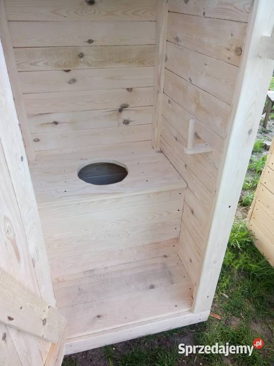 WC drewniany kujawsko-pomorskie Izbica Kujawska