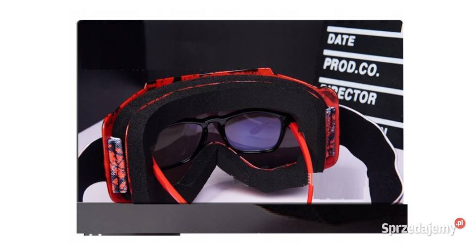 MASKA GOGLE OKULARY CROSS MOTOCYKLA ROWERU QUADA gogle Kaski i odzież Mysłowice