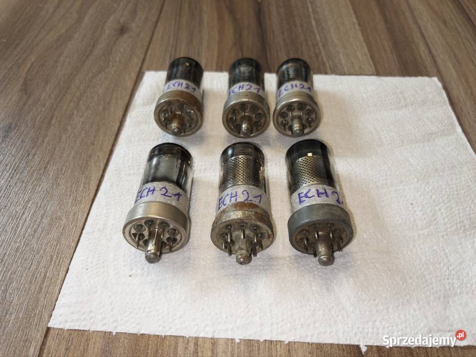 Lampy elektronowe ECH21 6 Ale mogę sprzedać na Radziechowy
