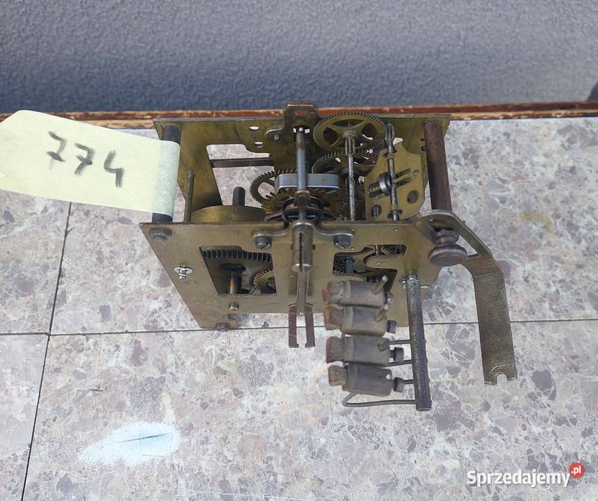 774 Mechanizm zegara ściennego GB P48 Mod 1915 Tczew