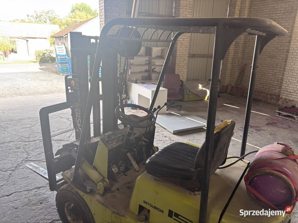 Mitsubishi fg15 przesuw boczny wózek widłowy lubelskie