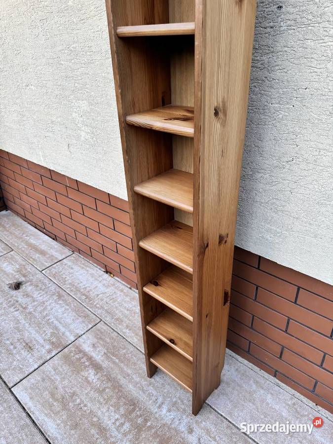 Słupek z półkami na płyty Ikea Leksvik regał