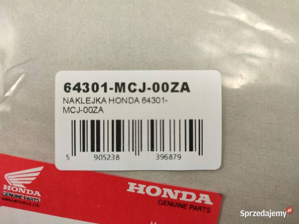 NAKLEJKA PRAWY BOCZEK HONDA CBR900RR FIREBLADE sprzedam