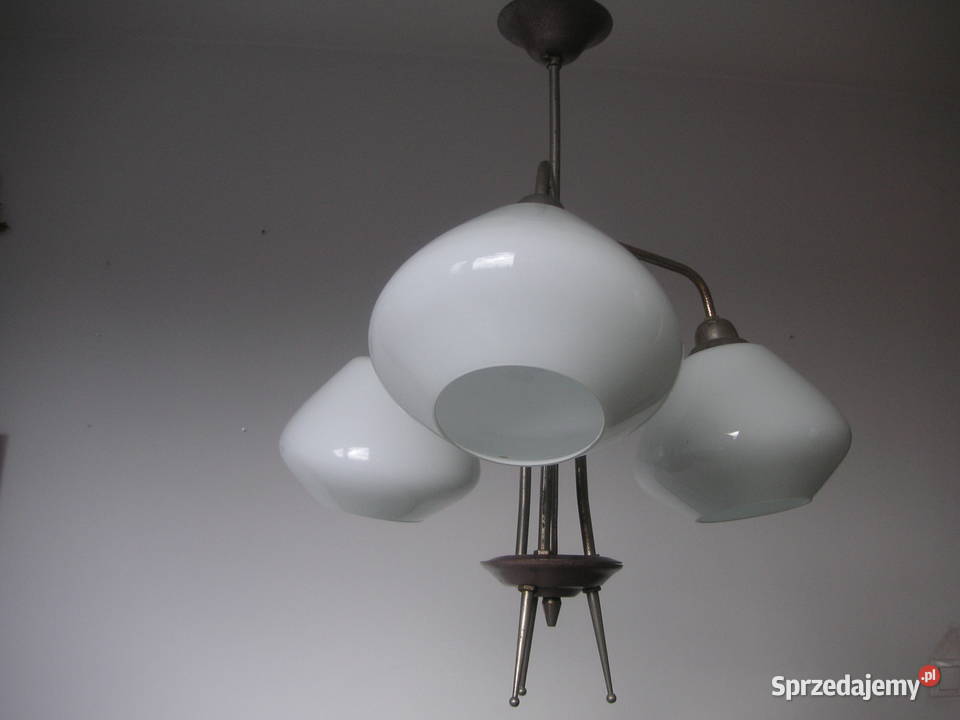 Żyrandol Sputnik z ok 1965 r mazowieckie