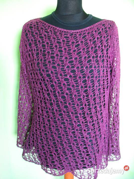 Sweter ażurowy 40 42 L XL biust 100 mazowieckie Siedlce