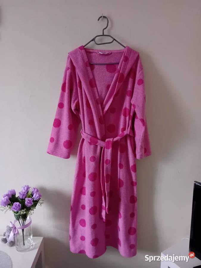 Długi ciepły polarowy szlafrok Rozmiar S Warszawa