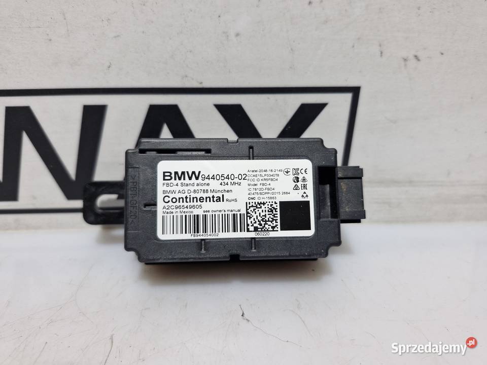 BMW F40 G30 G11 G12 G20 STEROWNIK ODBIORNIK FAL