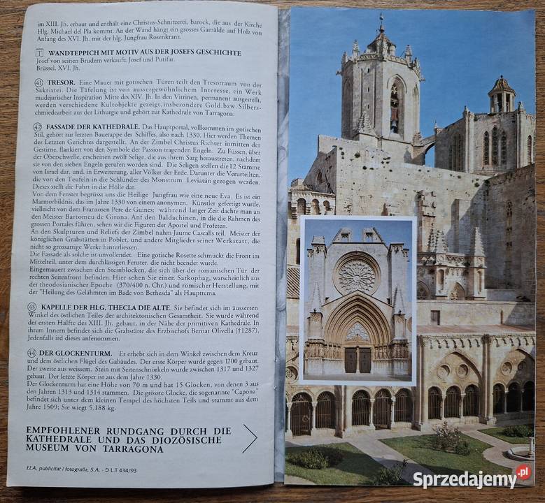 Hiszpania Spanien Kathedrale von Tarragona małopolskie Kraków sprzedam
