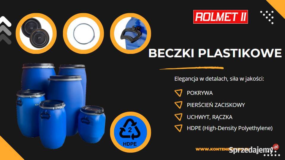 Zbiorniki na deszczówkę beczki palerty wanny Walichnowy