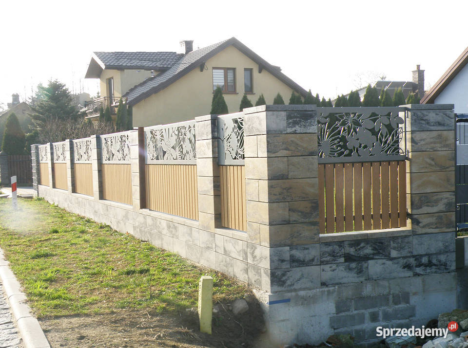 Ogrodzenie kompletne na wymiar metal Poznań