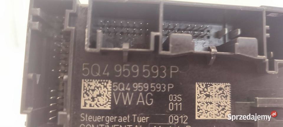 SKODA KAROQ MODUŁ DRZWI 5Q4959593P osobowe