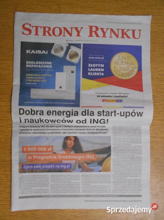 Strony rynku 12 2022 Gazeta Wyborcza lubelskie Parczew sprzedam