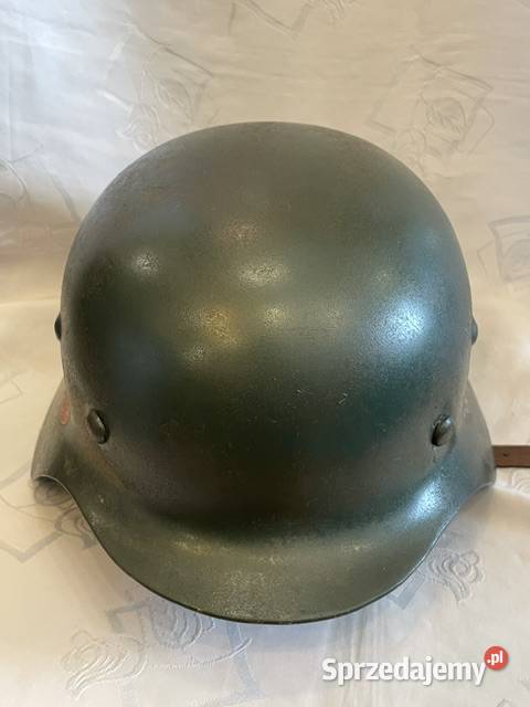 Oryginalny hełm niemiecki Stahlhelm II wojna Kraków