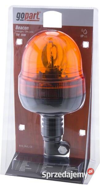 Lampa błyskowa halogenowa 55W 12V pomarańczowa Części i osprzęt rolniczy małopolskie Kamionna