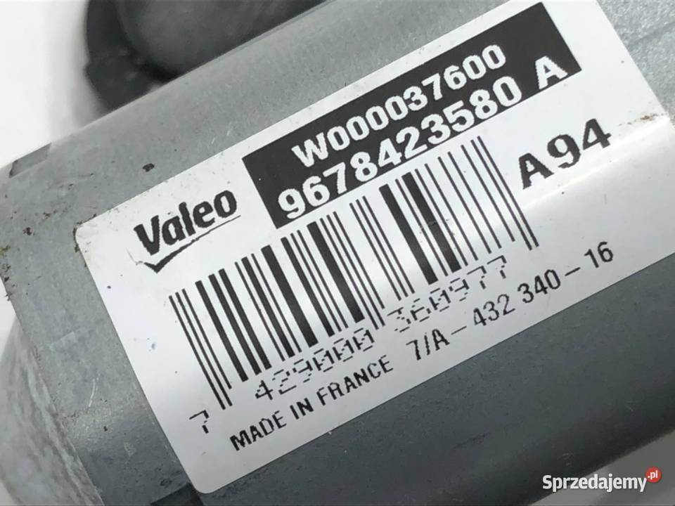 SILNIK WYCIERACZEK TYŁ PEUGEOT 2008 I 9678423580 podkarpackie