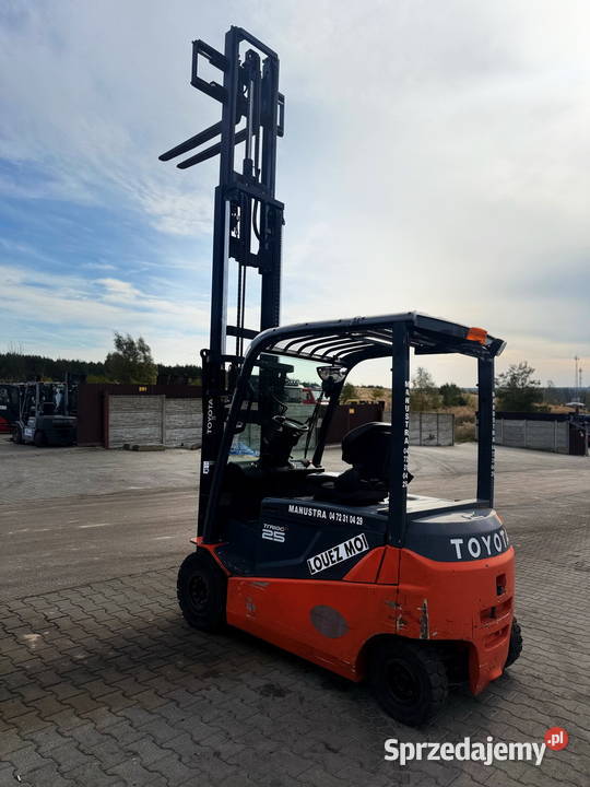 wózek widłowy elektryczny TOYOTA 8FBMT25 Triplex Wózki widłowe łódzkie Działoszyn