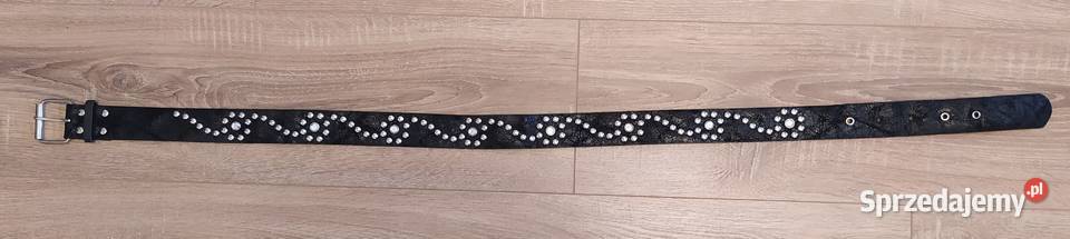 Pasek damski OZDOBNY czarny Paski Moda i Styl sprzedam