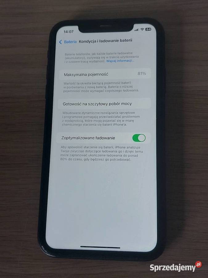 iPhone 11 64GB 81 Czarny