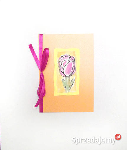 kartki bez życzeń kwiaty kartki kartki malowane Dom i Ogród Kielce