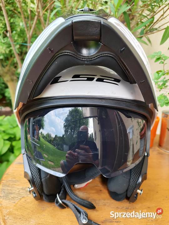 KASK MOTOCYKLOWY SZCZĘKOWY LS2 METRO ROZMIAR S Strażów